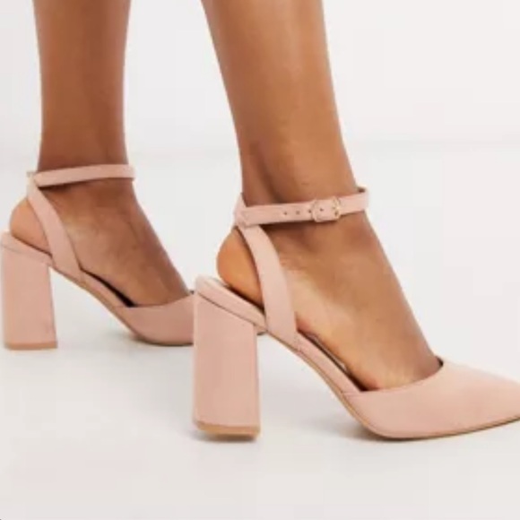 ⚡️ISO⚡️pale pink closed toe block heels - Picture 3 of 6